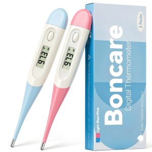 ThermoPro Digital Thermometer for Adults Silicone Tip LR44 Battery-0